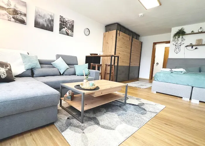 Moderne, 1-Zimmer Ferienwohnung Mit Bergblick